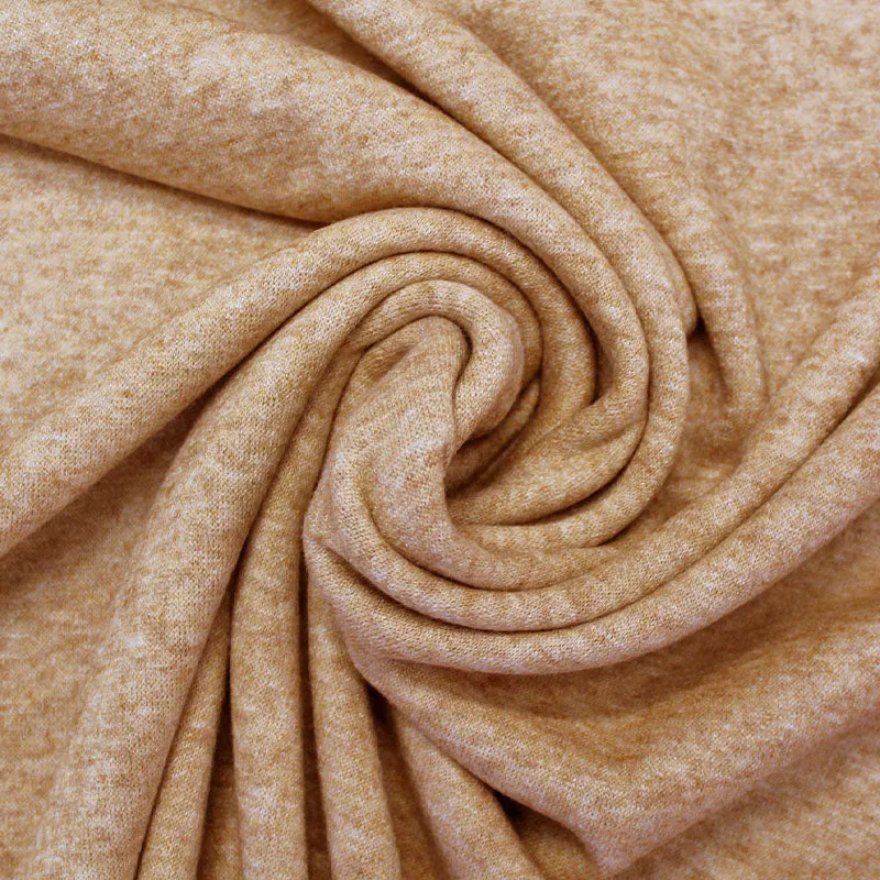 100CM REMNANT Dressmaking Viscose Double Knit - Cinnamon