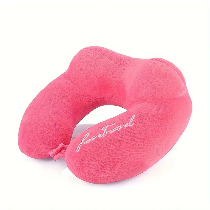 1pc Ergonomic U-Shaped Neck Pillow - Neck & Cervical Pillows for Comfortable Support and Relaxation - Perfect for Office, Student, Travel, Driving, Plane and Boat Use