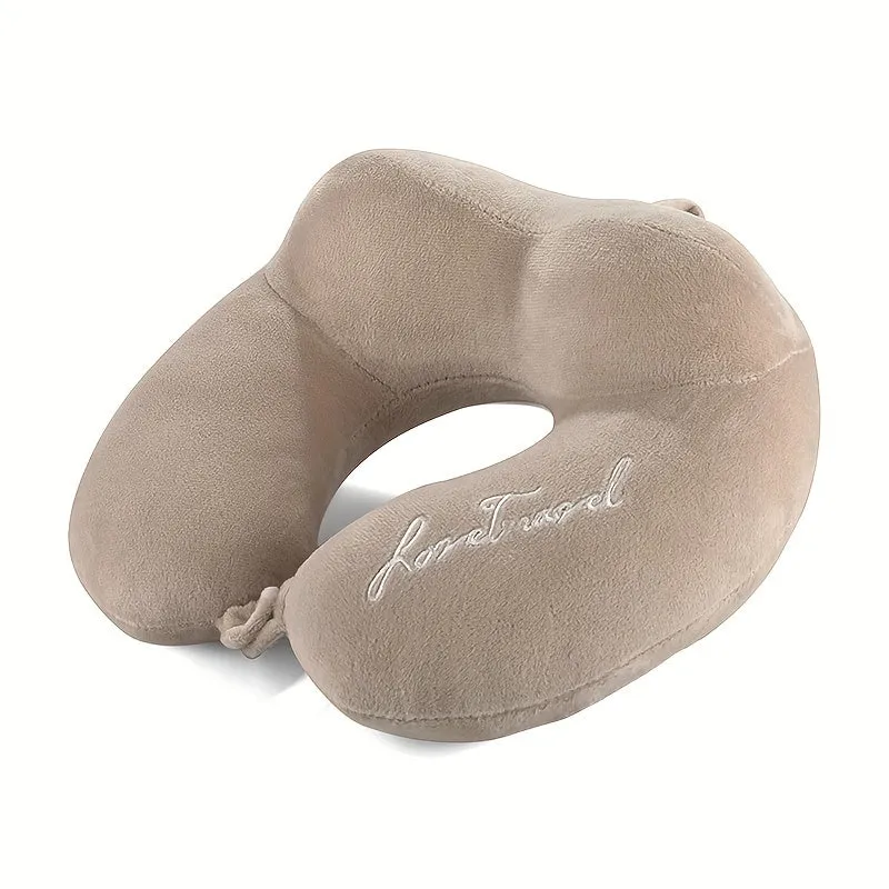 1pc Ergonomic U-Shaped Neck Pillow - Neck & Cervical Pillows for Comfortable Support and Relaxation - Perfect for Office, Student, Travel, Driving, Plane and Boat Use