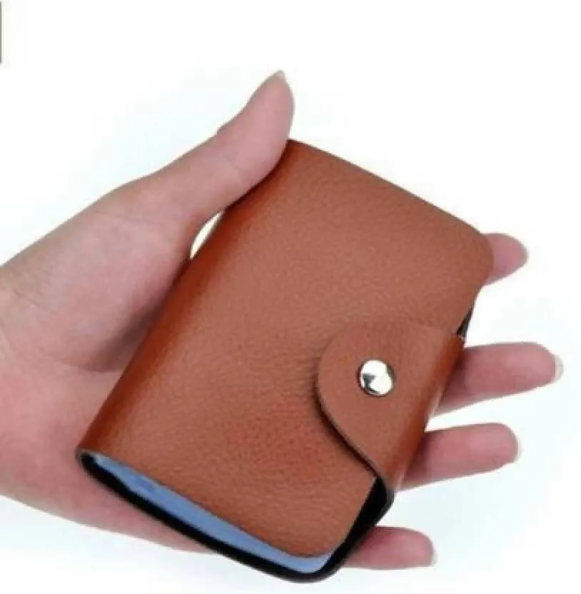 2 ATM card holder 1 Brown 1 black