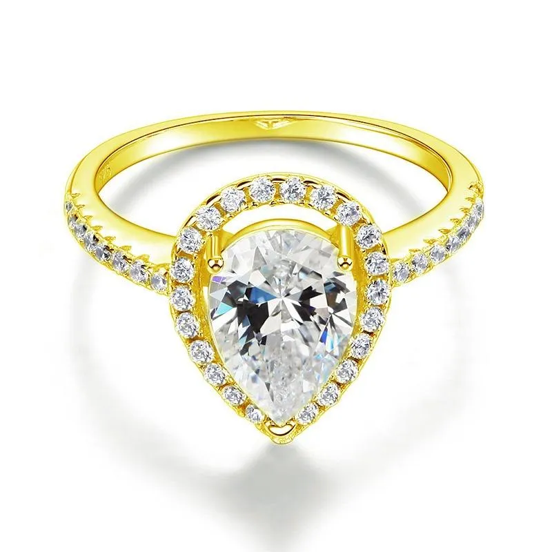 2 Carat Pear Cut Ring