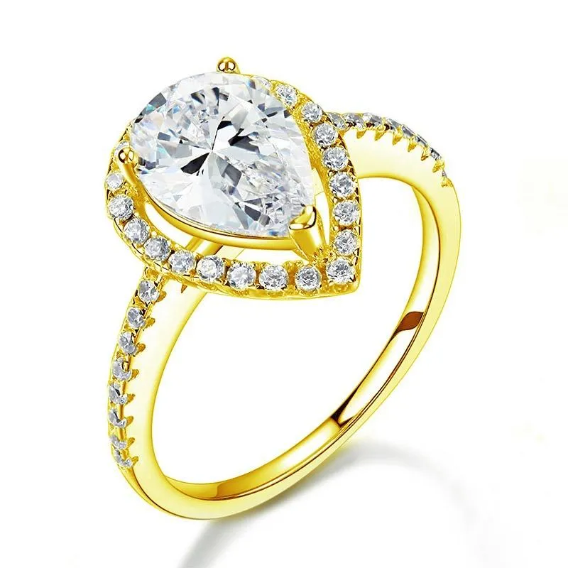 2 Carat Pear Cut Ring