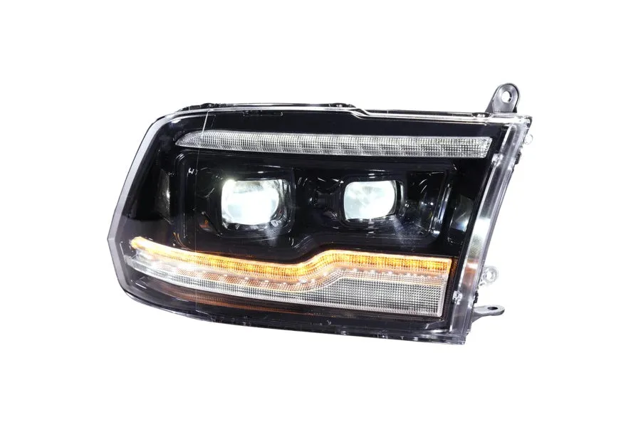 2009-18 Ram 1500, 2500 & 3500 OLM Infinite Series Headlights - White DRL