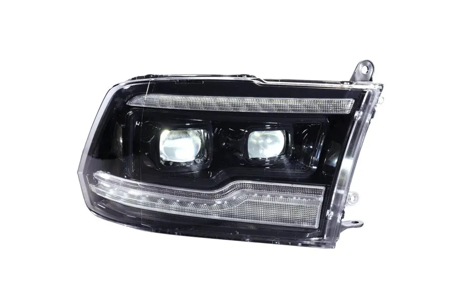 2009-18 Ram 1500, 2500 & 3500 OLM Infinite Series Headlights - White DRL