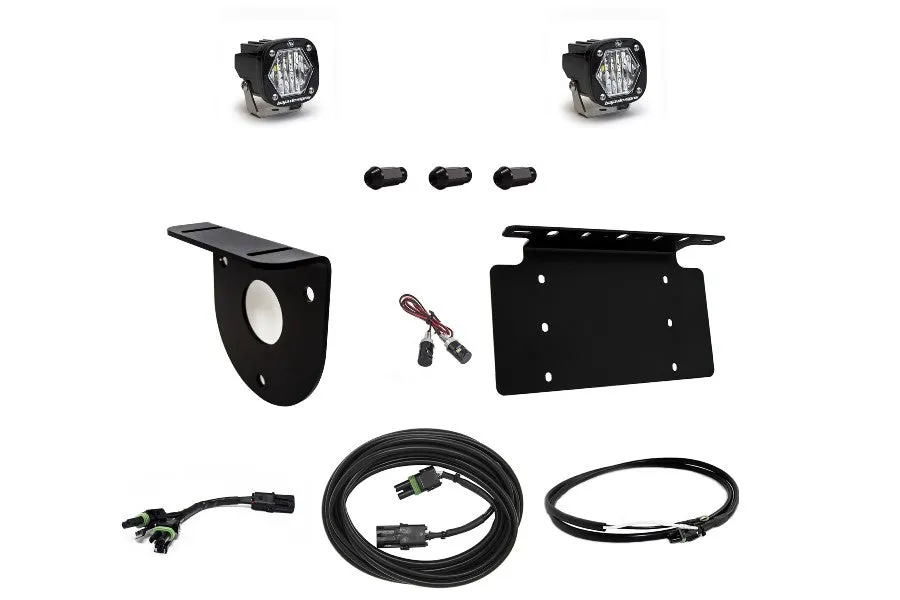 2021  Ford Bronco Baja Designs Dual S1 Reverse Kit w/Lic Plate and Upfitter