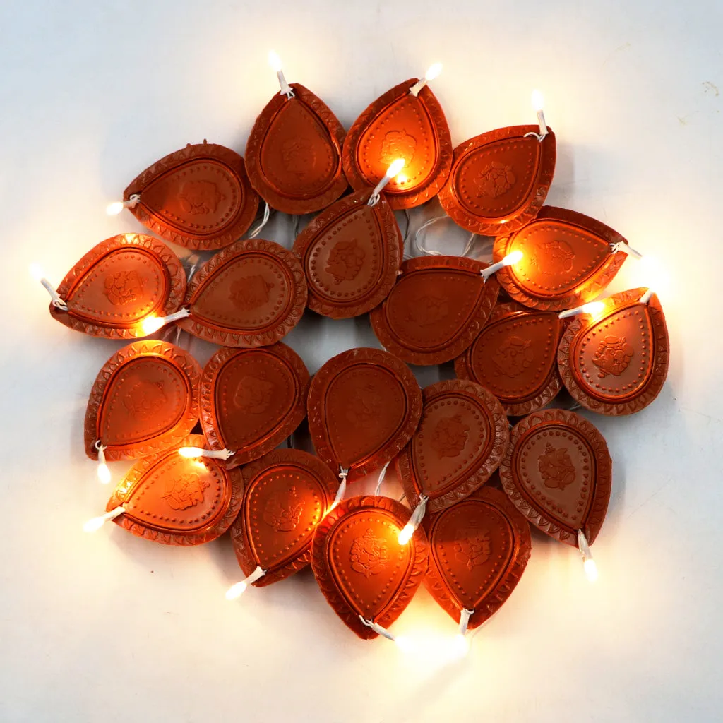 20pcs LED Diya String Light