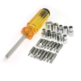 28 in 1 Screwdriver & Socket Set Toolkit