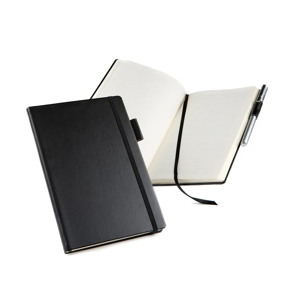 A5 Note Book Hardcover with Pen holder