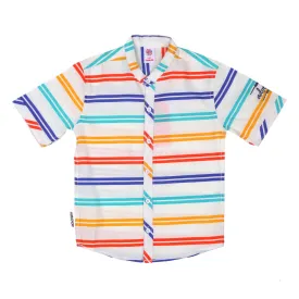 Adventure Begin Casual Shirt For Boys - Stripes