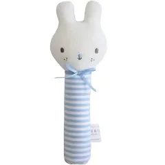 Alimrose - Baby Bunny Squeaker - Blue