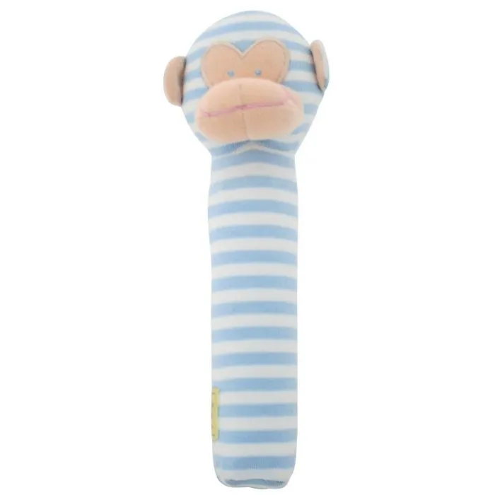 Alimrose - Monkey Squeaker Stripe Blue