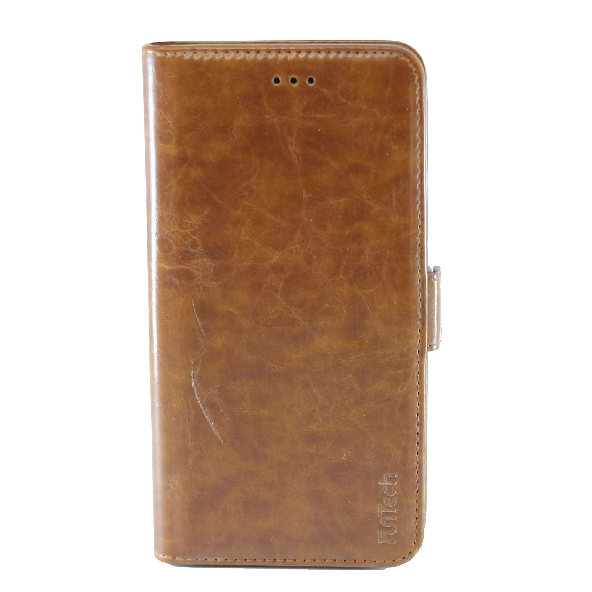 Apple iPhone 6 Plus /6s Plus Leather Wallet Case Brown