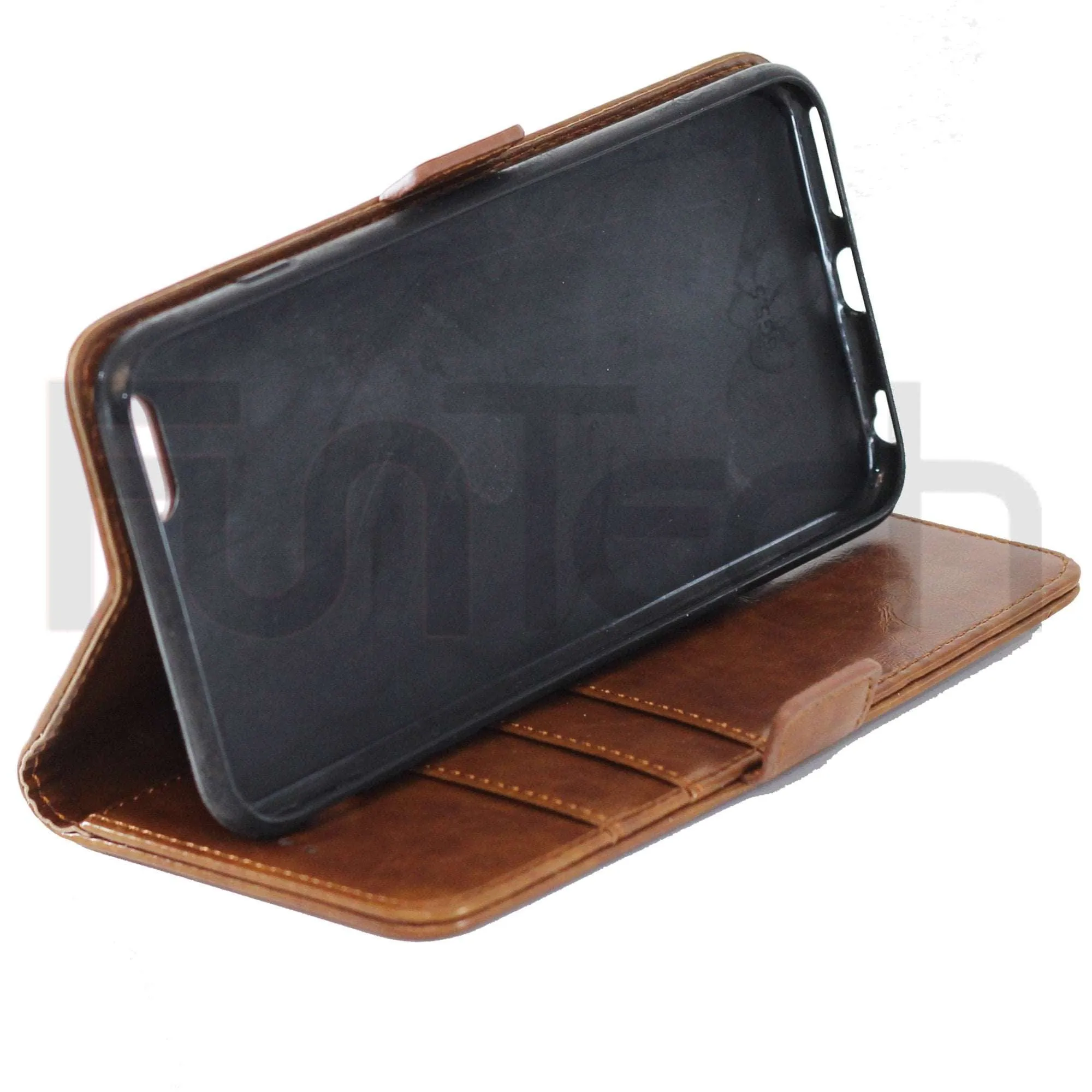 Apple iPhone 6 Plus /6s Plus Leather Wallet Case Brown