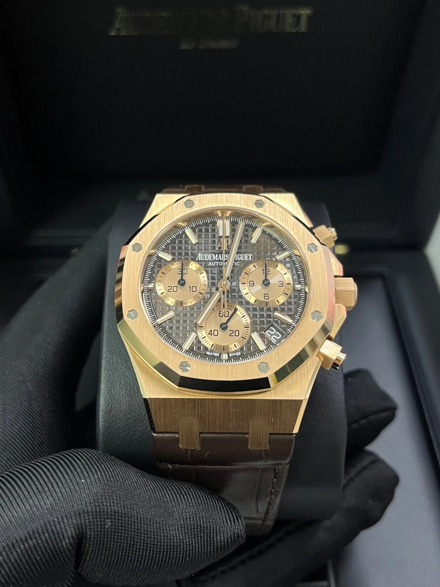 Audemars Piguet Royal Oak Chronograph 41mm Brown Dial (Reference # 26239OR.OO.D821CR.01)