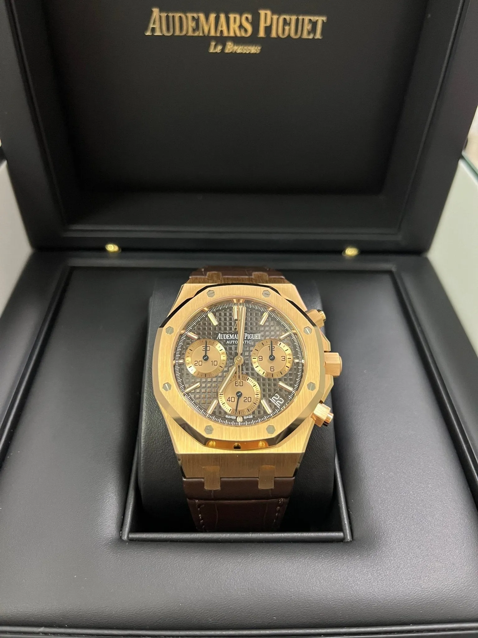 Audemars Piguet Royal Oak Chronograph 41mm Brown Dial (Reference # 26239OR.OO.D821CR.01)