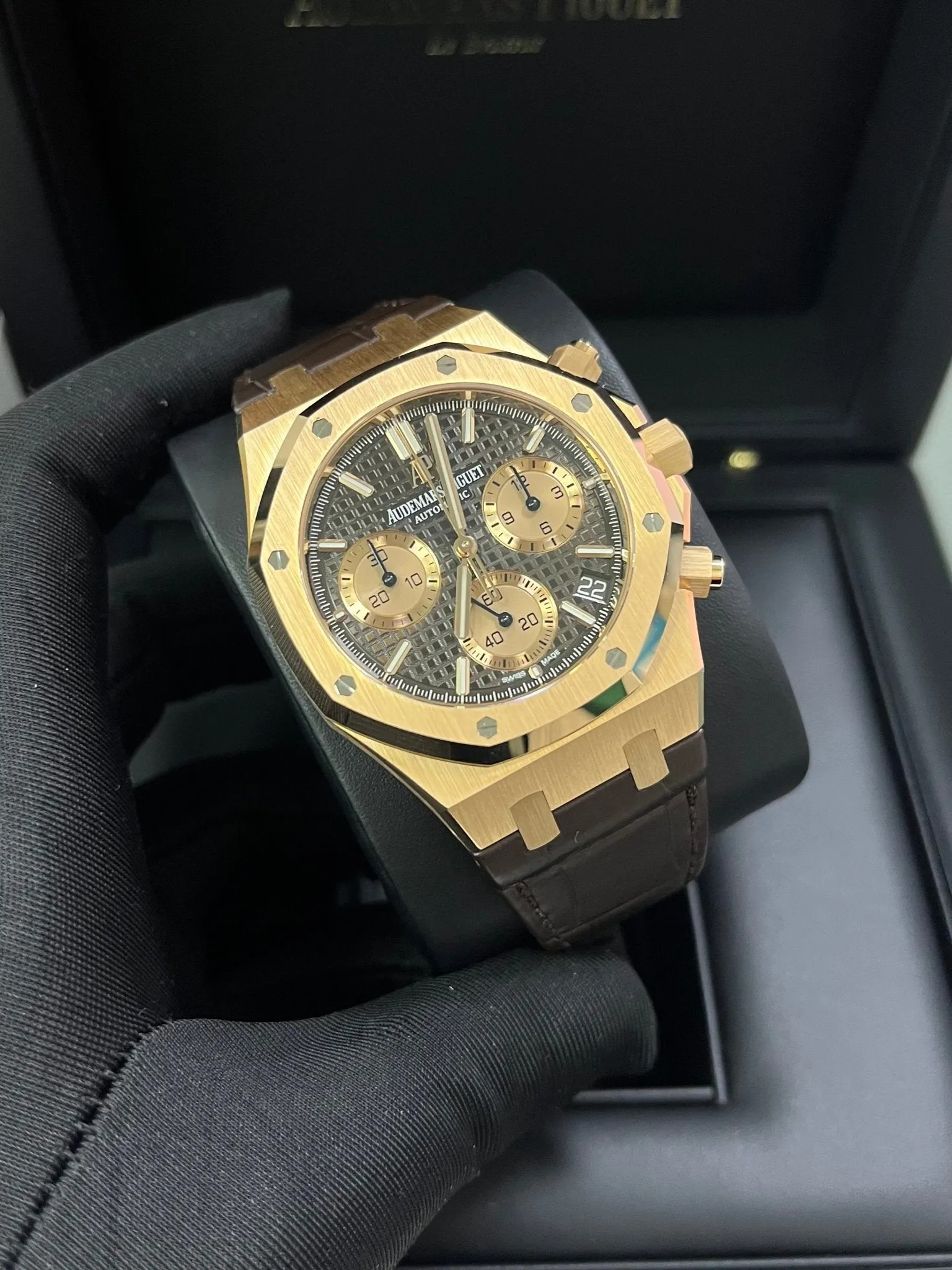 Audemars Piguet Royal Oak Chronograph 41mm Brown Dial (Reference # 26239OR.OO.D821CR.01)