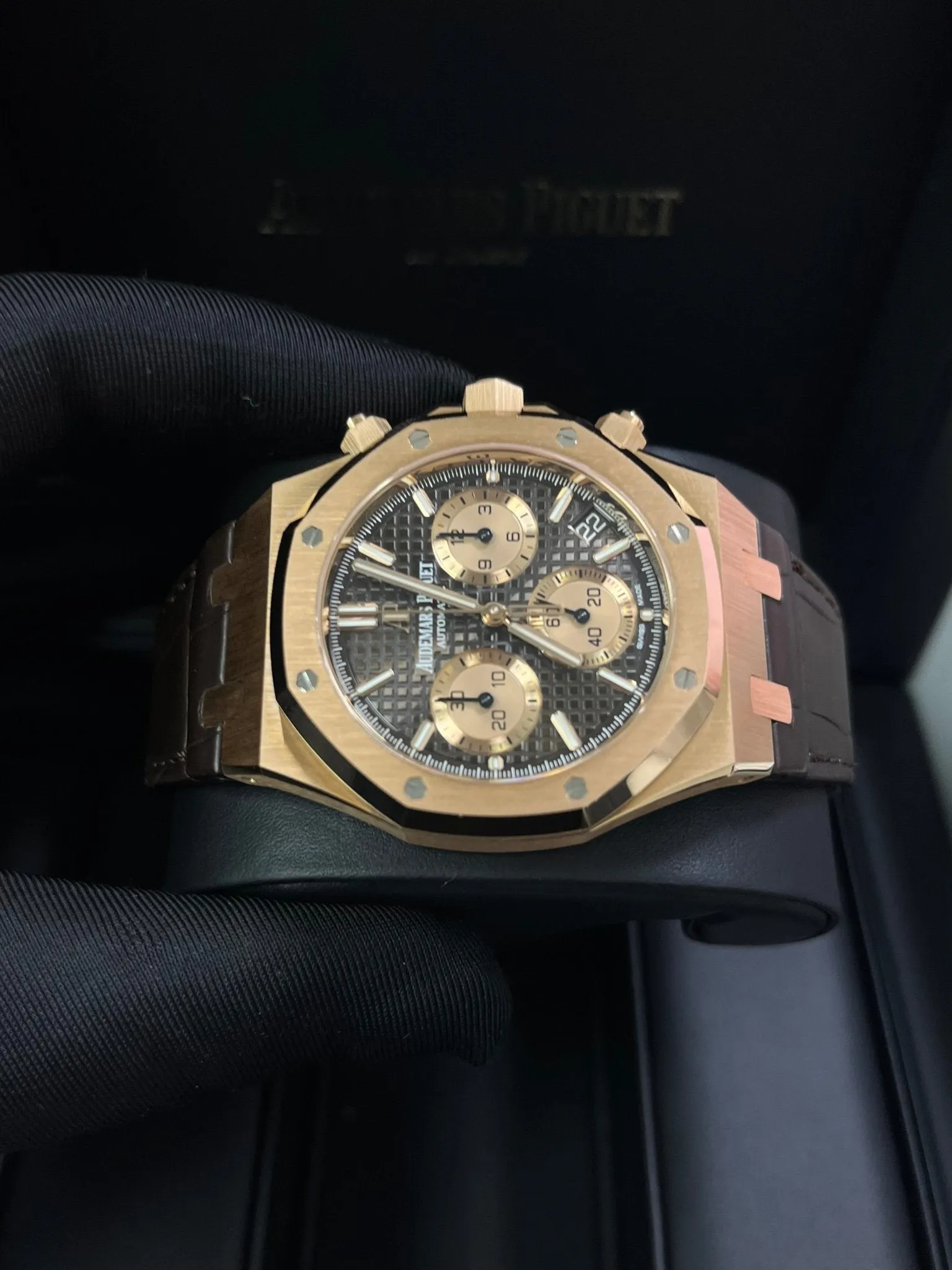 Audemars Piguet Royal Oak Chronograph 41mm Brown Dial (Reference # 26239OR.OO.D821CR.01)