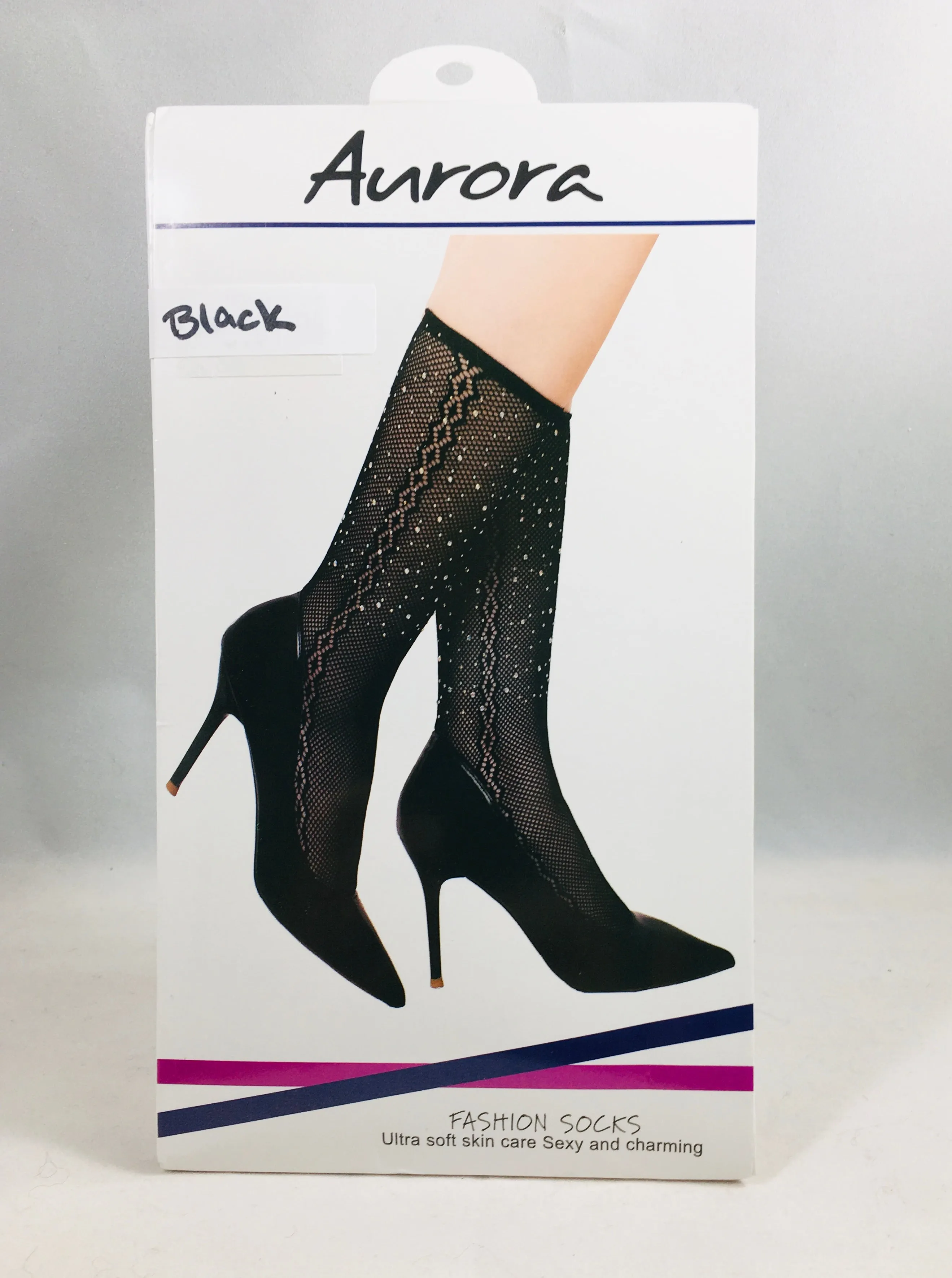 Aurora Lace Gem Studded Socks