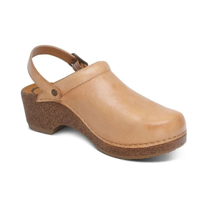 Beckie Cork Clog - Taupe