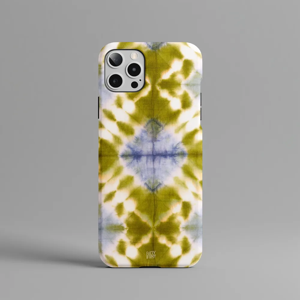 Blueberry Matcha | Tie Dye Pattern Hard Phone Case