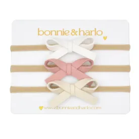 Bonnie & Harlo - Bow Headband - 3 Pack