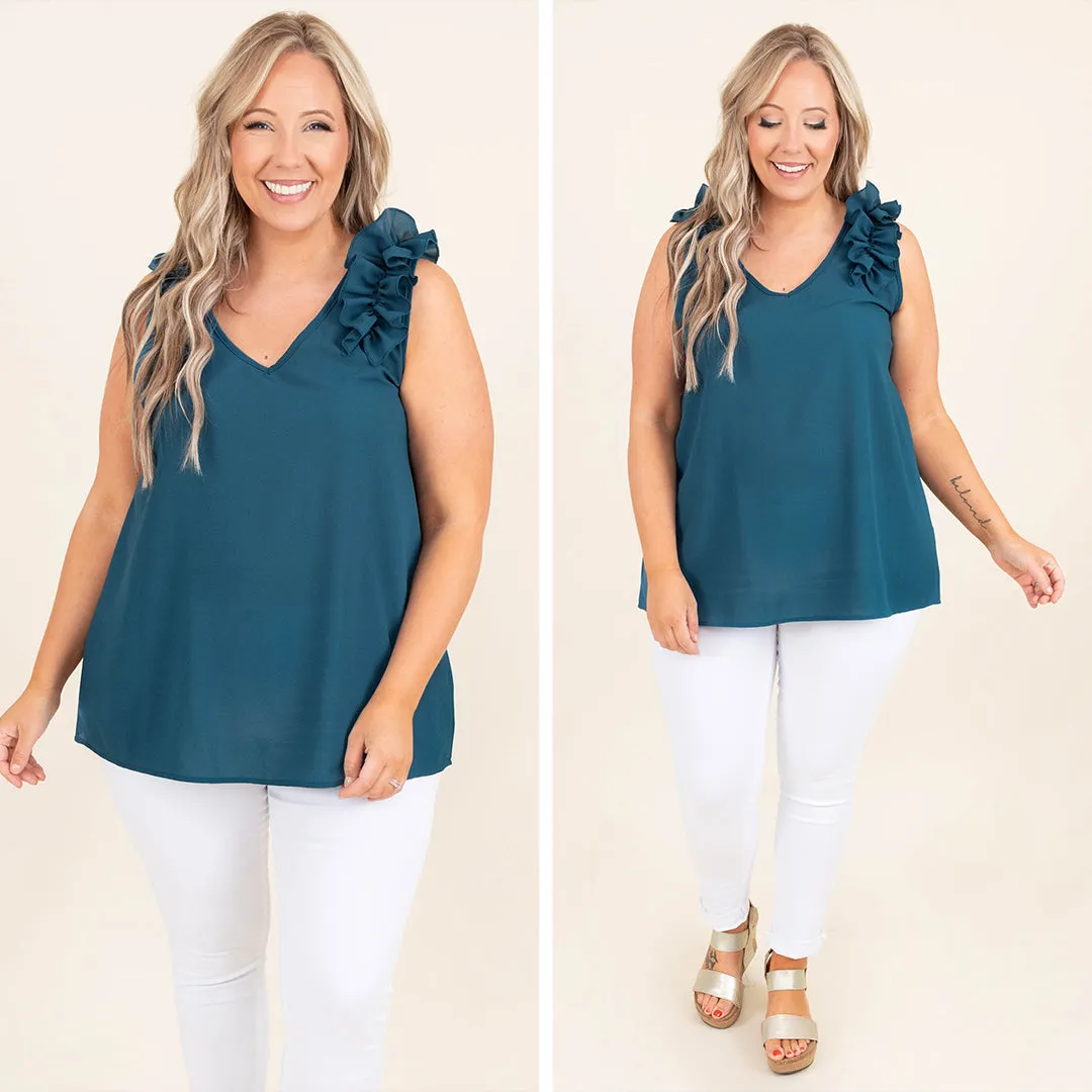 Borrowing You Top, Teal