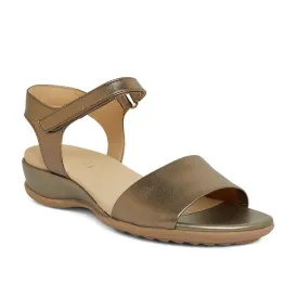 Camden Sandal in Pewter Leather