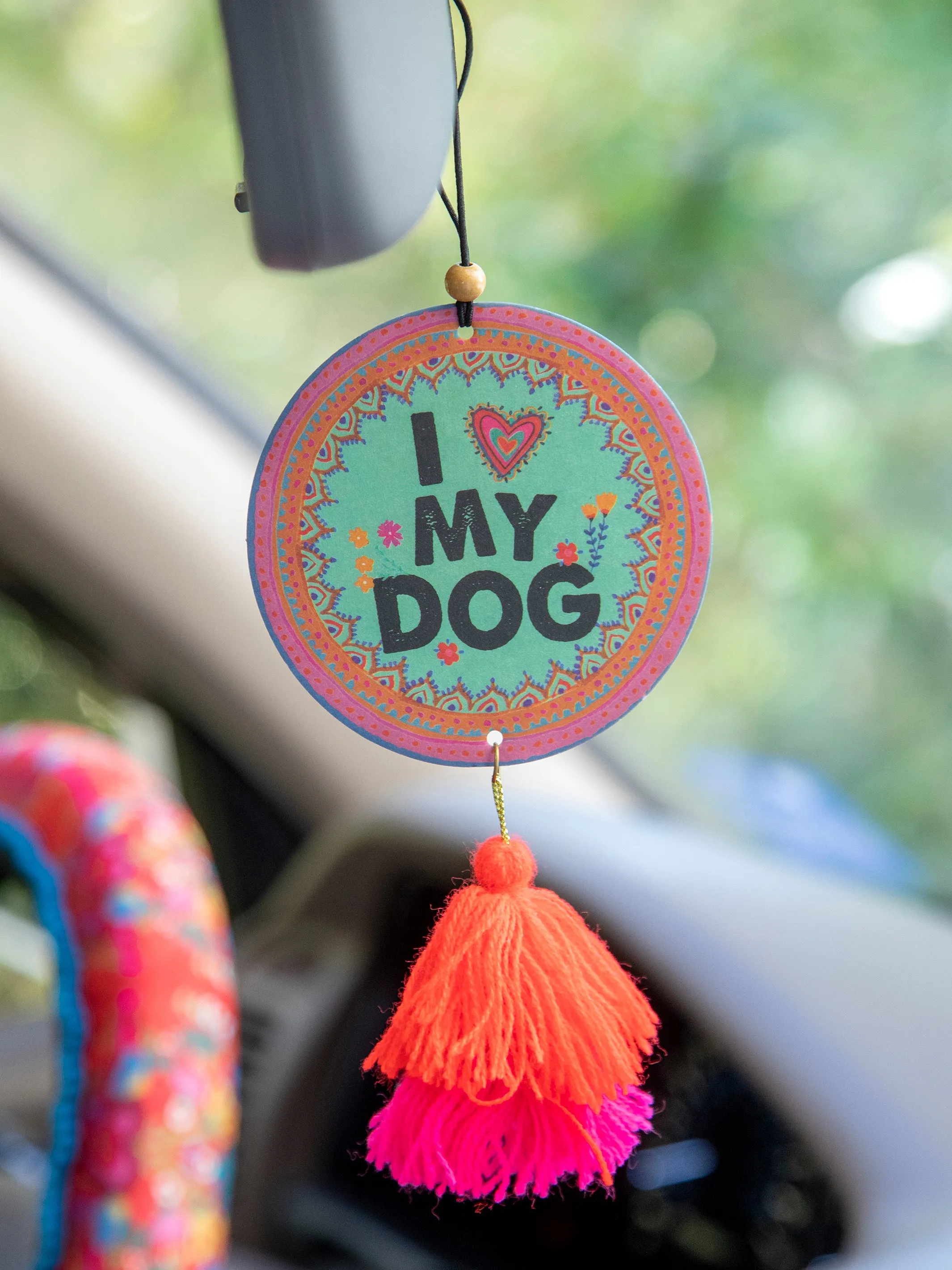 Car Air Freshener - I Heart My Dog