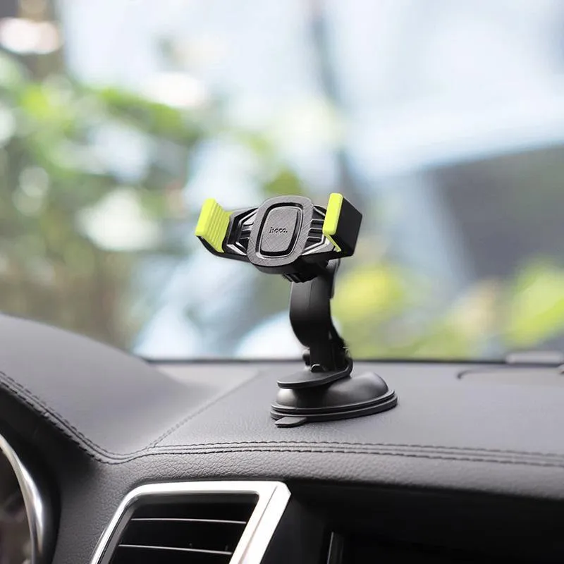 Car Phone holder suction cup in-car mount - Hoco CA40 Black