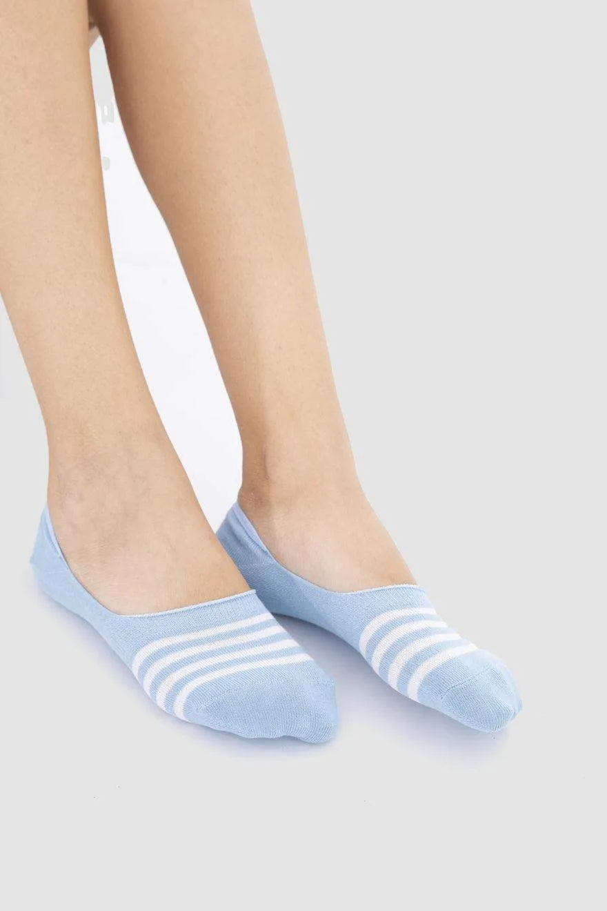 Cotton Invisible Socks - 3 Pairs