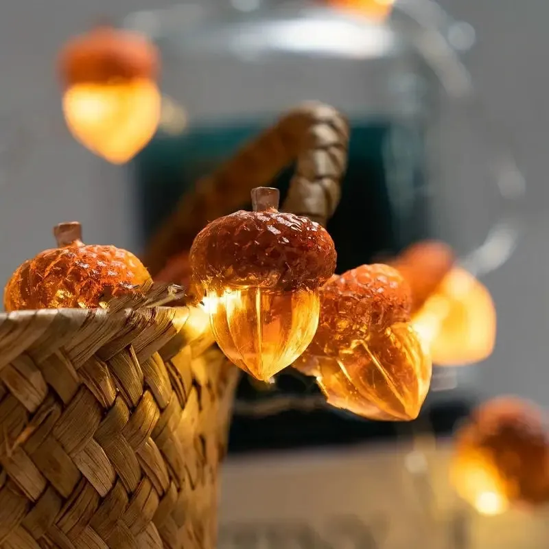 Cute Acorn String Lights