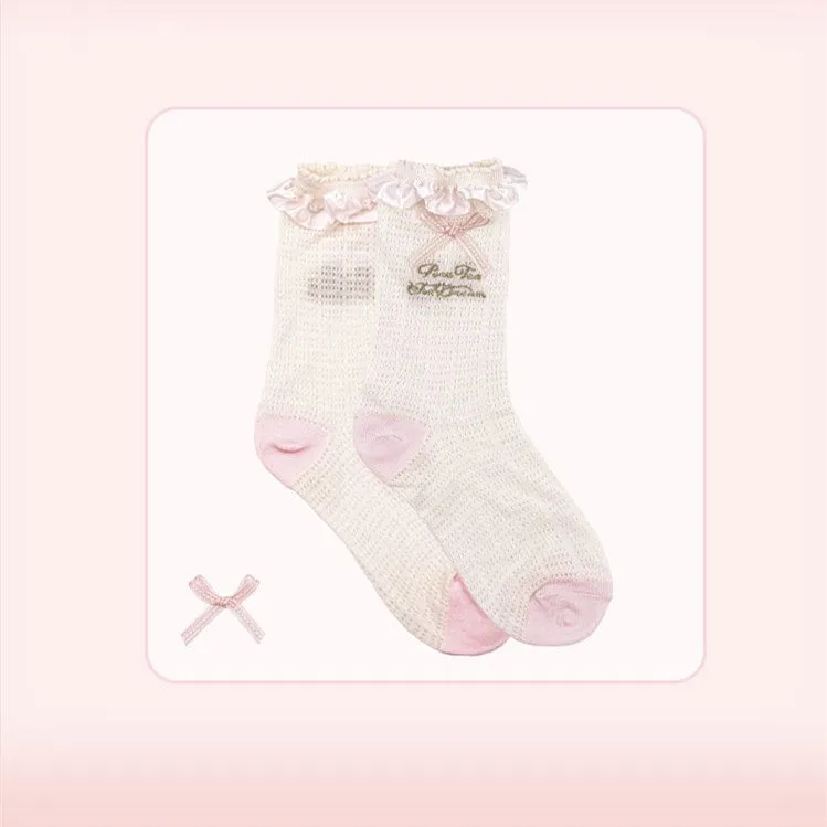 Cute bow socks PL51874