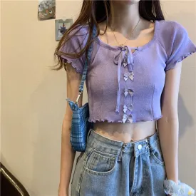 cute cropped T-shirt  P1060