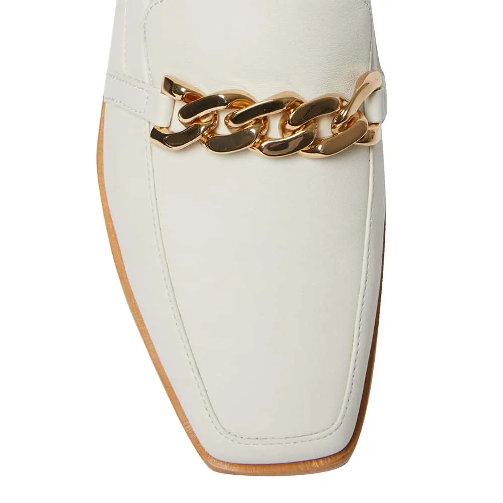 Dalton Loafer in Ivory Leather