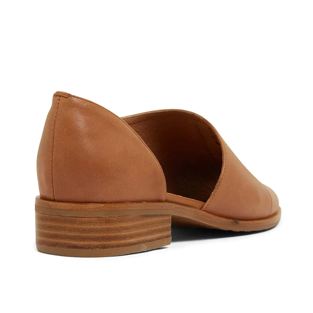 Dana Sandal in Tan Leather