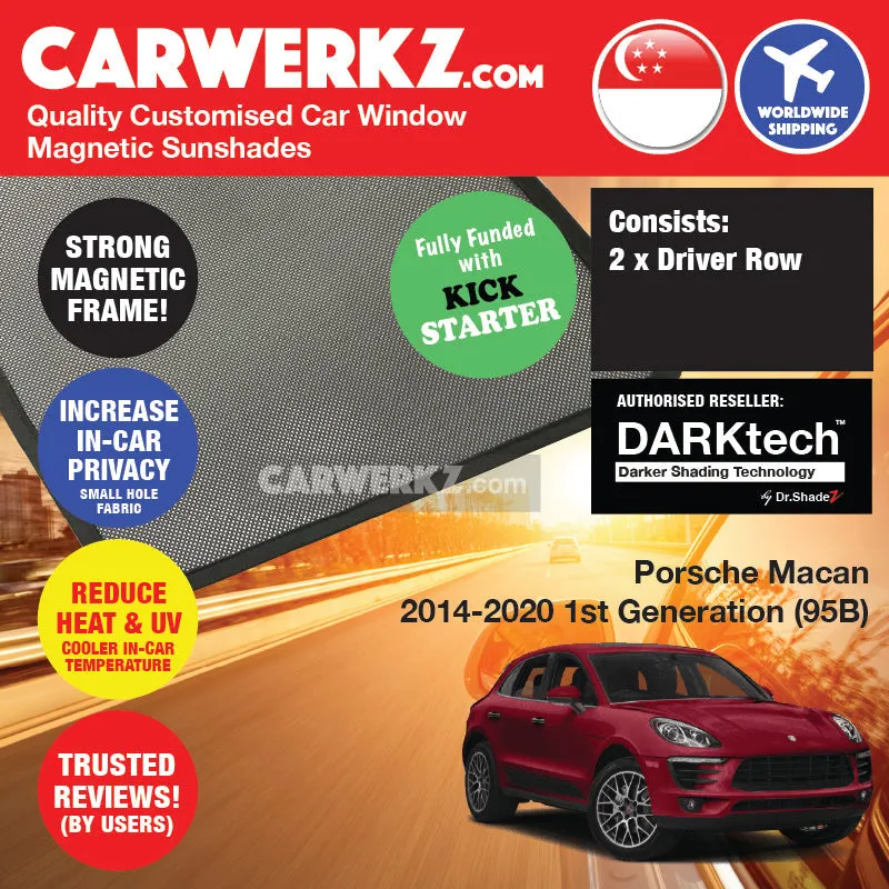 Dr Shadez DARKtech Porsche Macan 2014-2023 1st Generation (95B) Germany SUV Customised Window Magnetic Sunshades