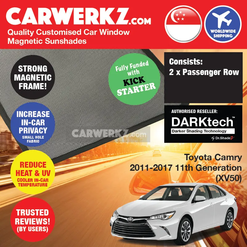 Dr Shadez DARKtech Toyota Camry 2011-2019 11th Generation (XV50) Japan Sedan Customised Window Magnetic Sunshades