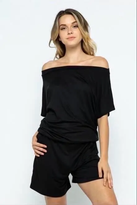 Ellis Off Shoulder Romper