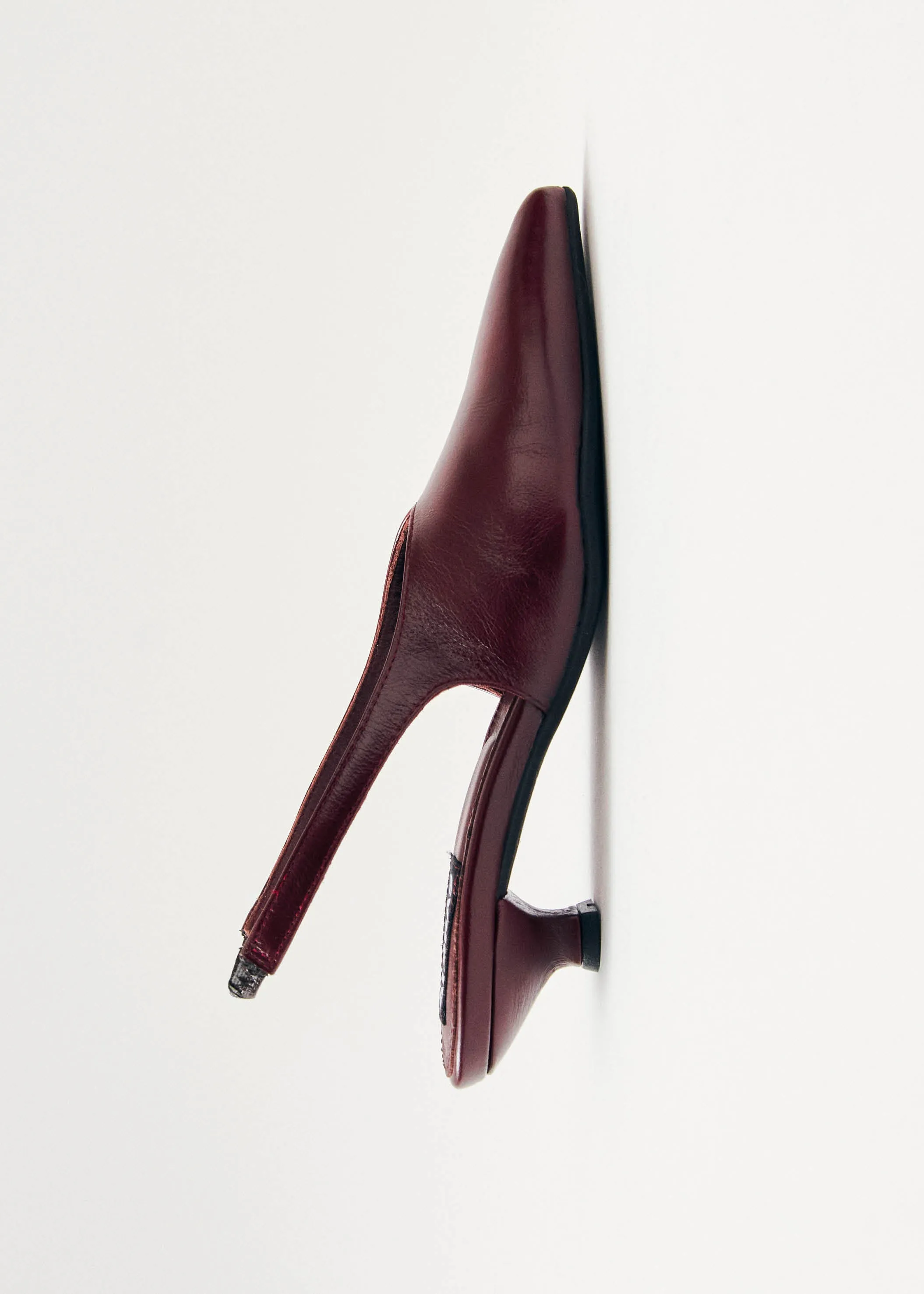 Eros Burgundy Leather Pumps