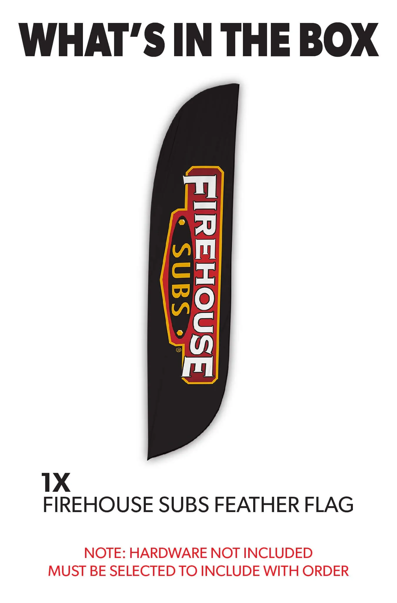 Firehouse Subs Feather Flag