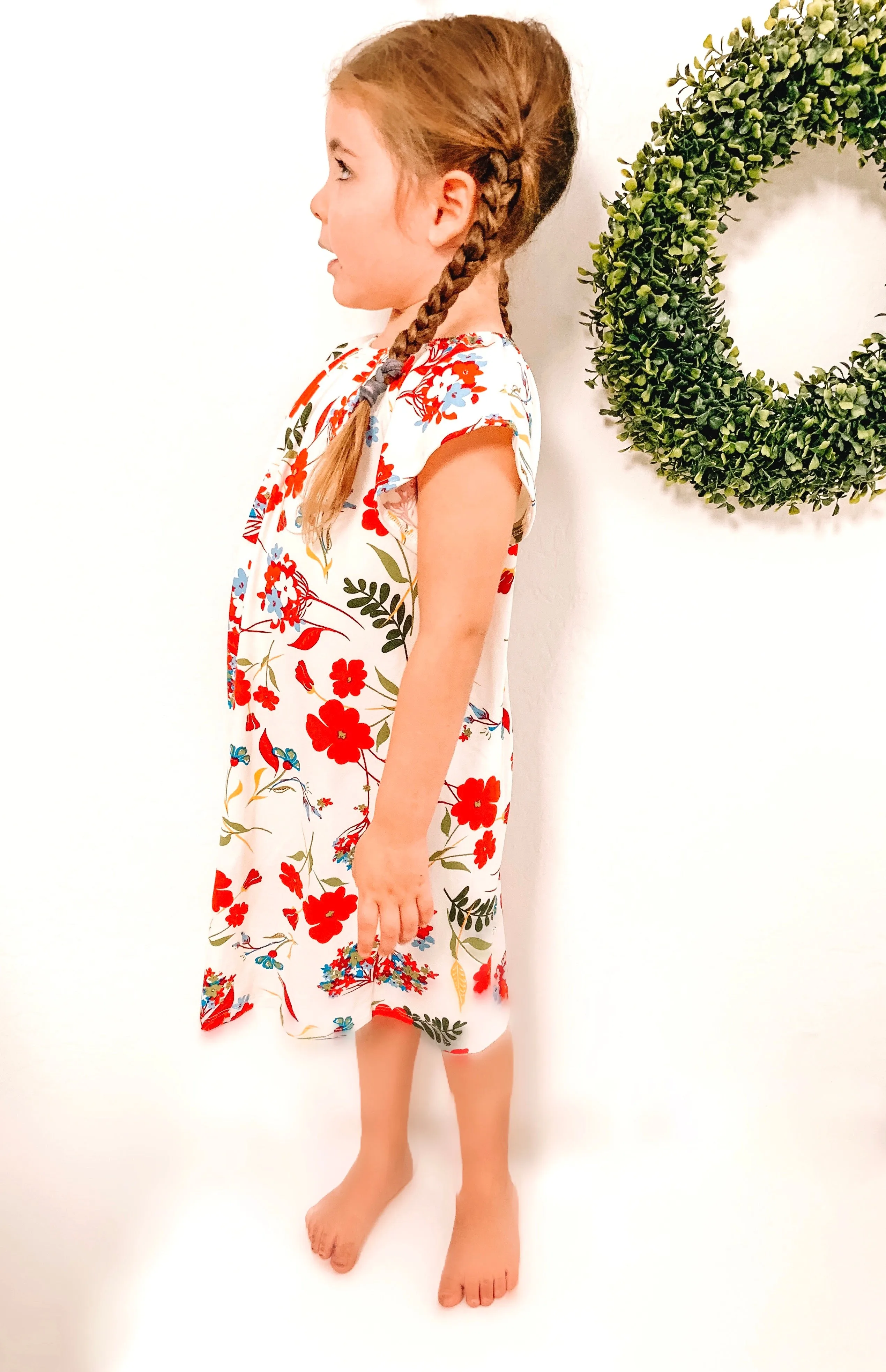 Flutter Sleeve Nightgown in Joyful Floral