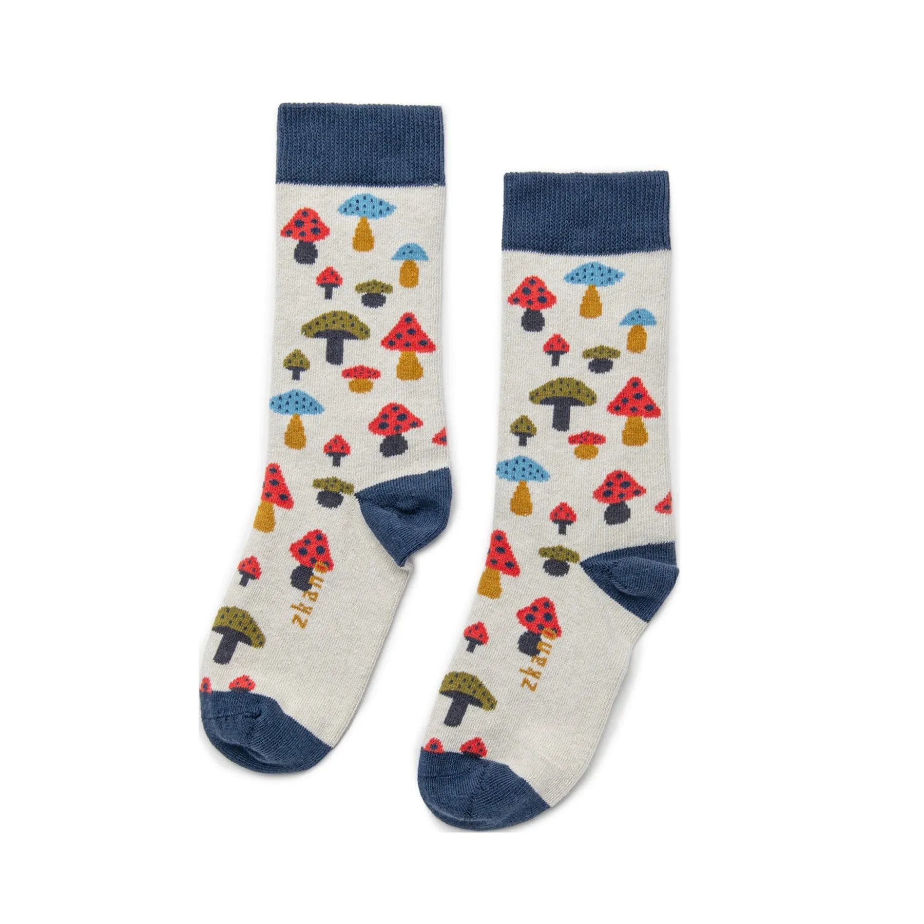 Forager - Organic Cotton Crew Socks - Beech