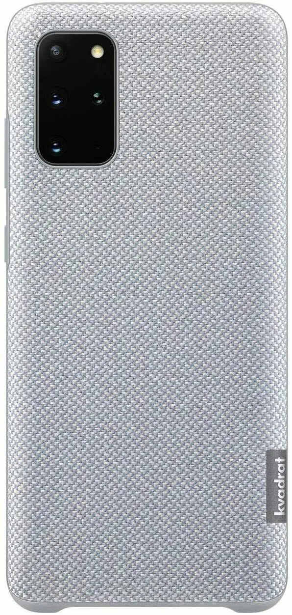 Genuine Samsung Galaxy S20 Plus Grey Kvadrat Cover Case EF-XG985FJEG