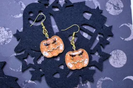 Ghost Party Pumpkin Earrings