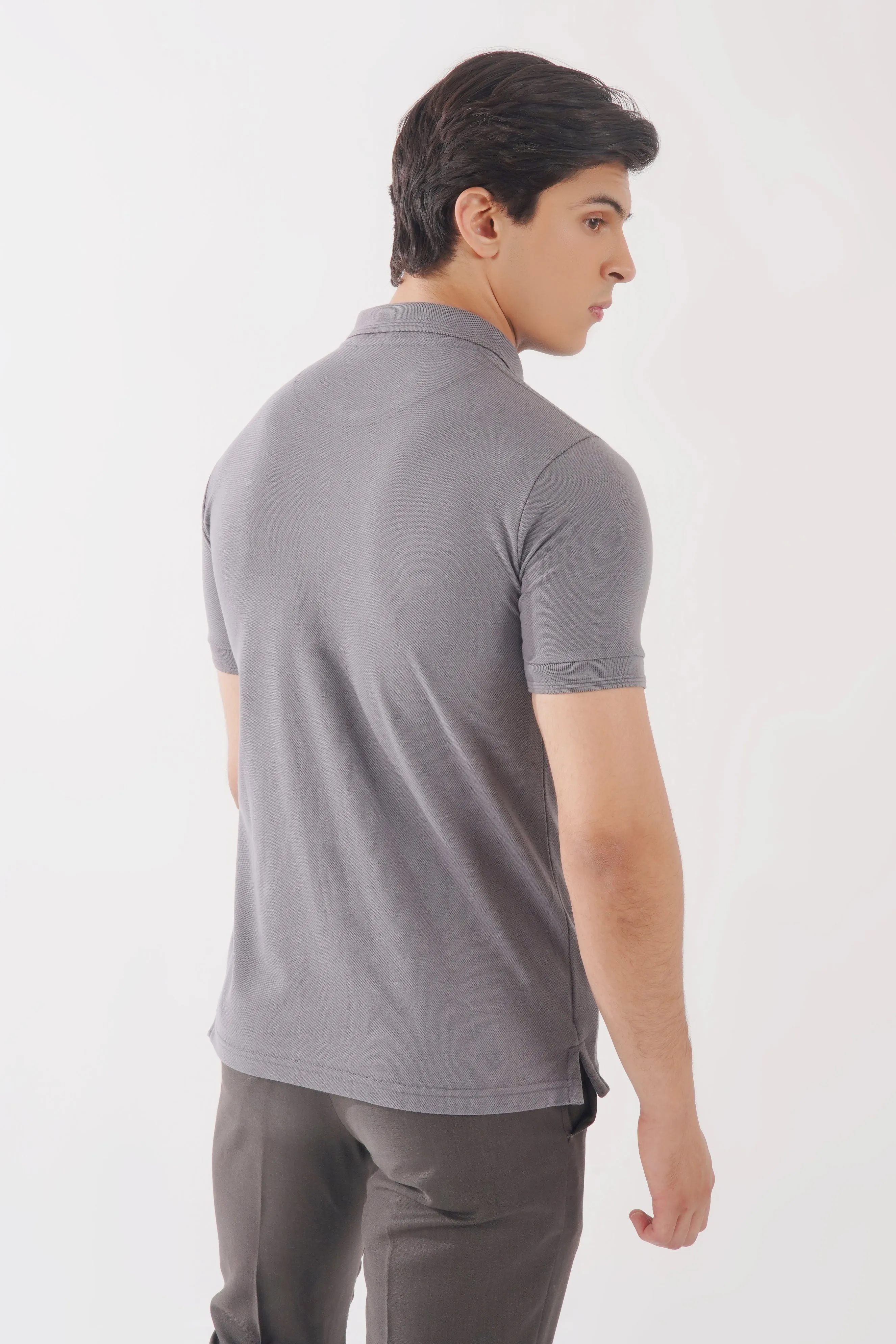 Graphite Grey Basics Polo