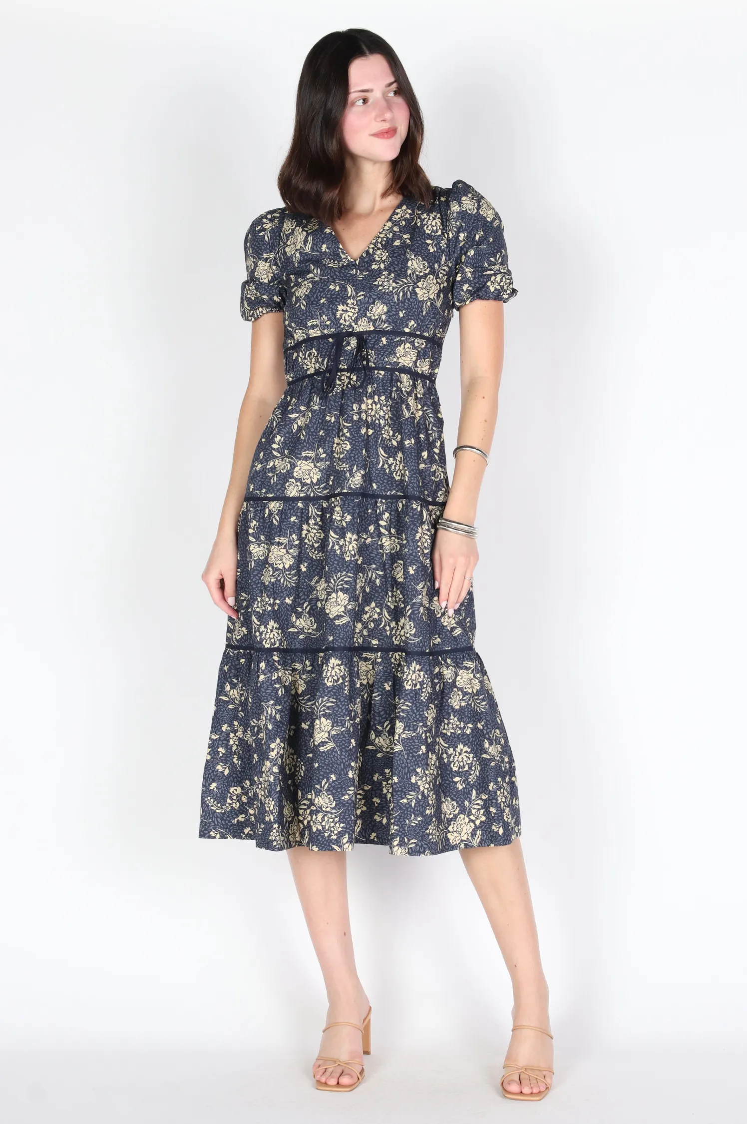 Jolina Tiered Midi Dress