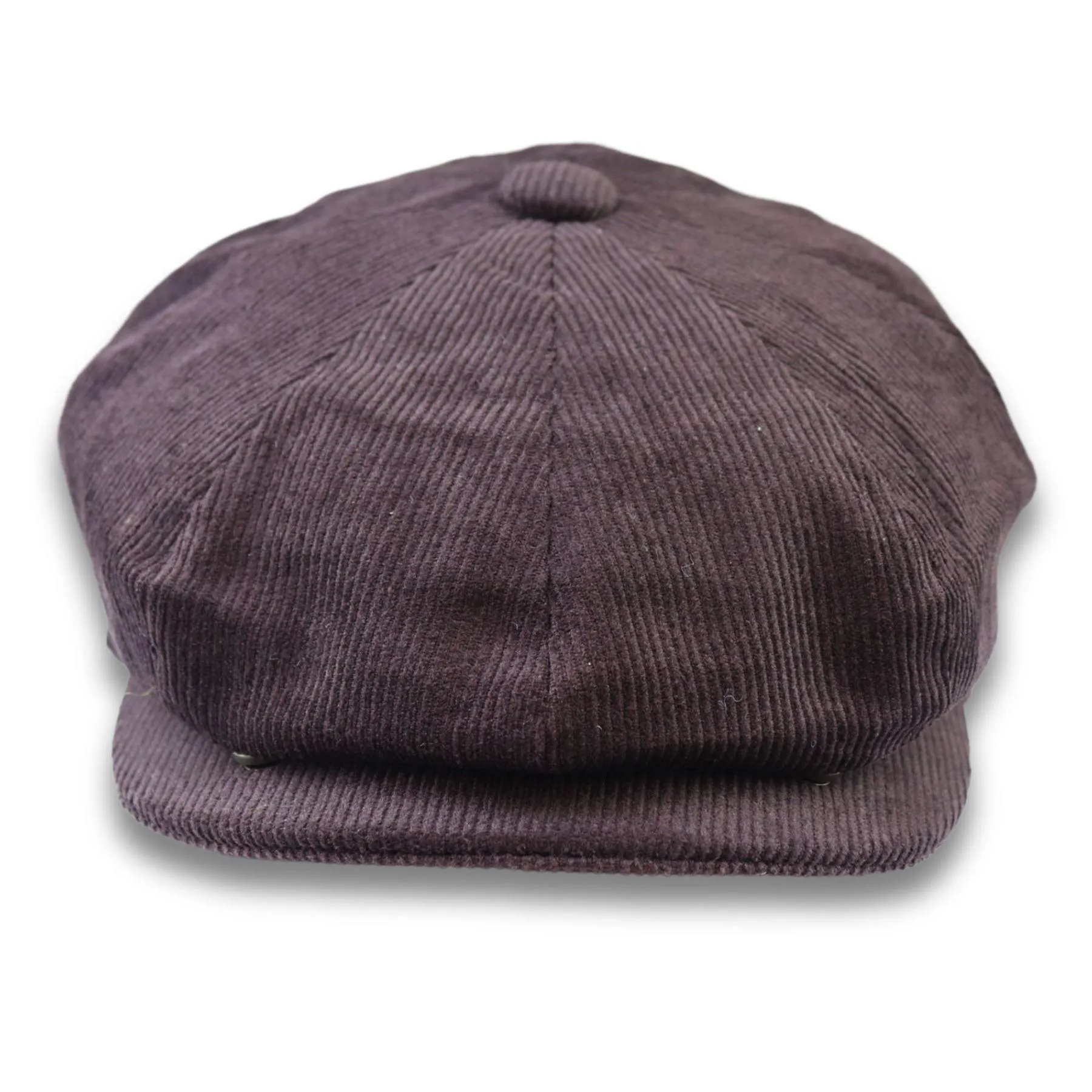 Men's Flat Cap 100% Cotton Corduroy Newsboy Baker Boy Peaked 8 Panel Hat