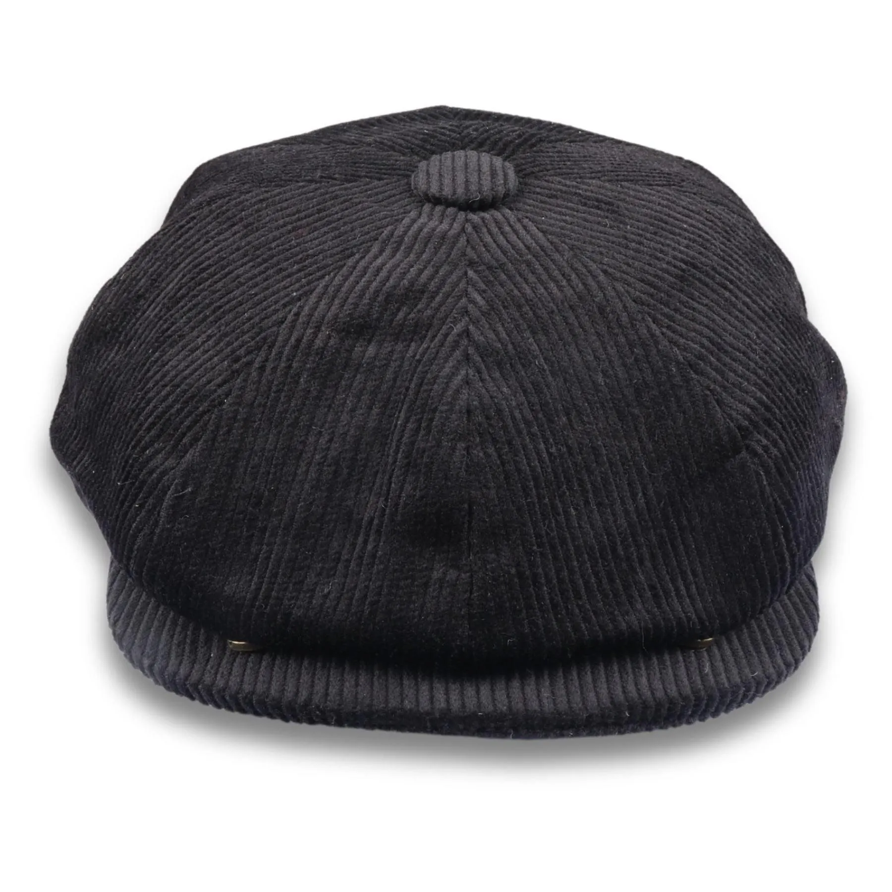 Men's Flat Cap 100% Cotton Corduroy Newsboy Baker Boy Peaked 8 Panel Hat