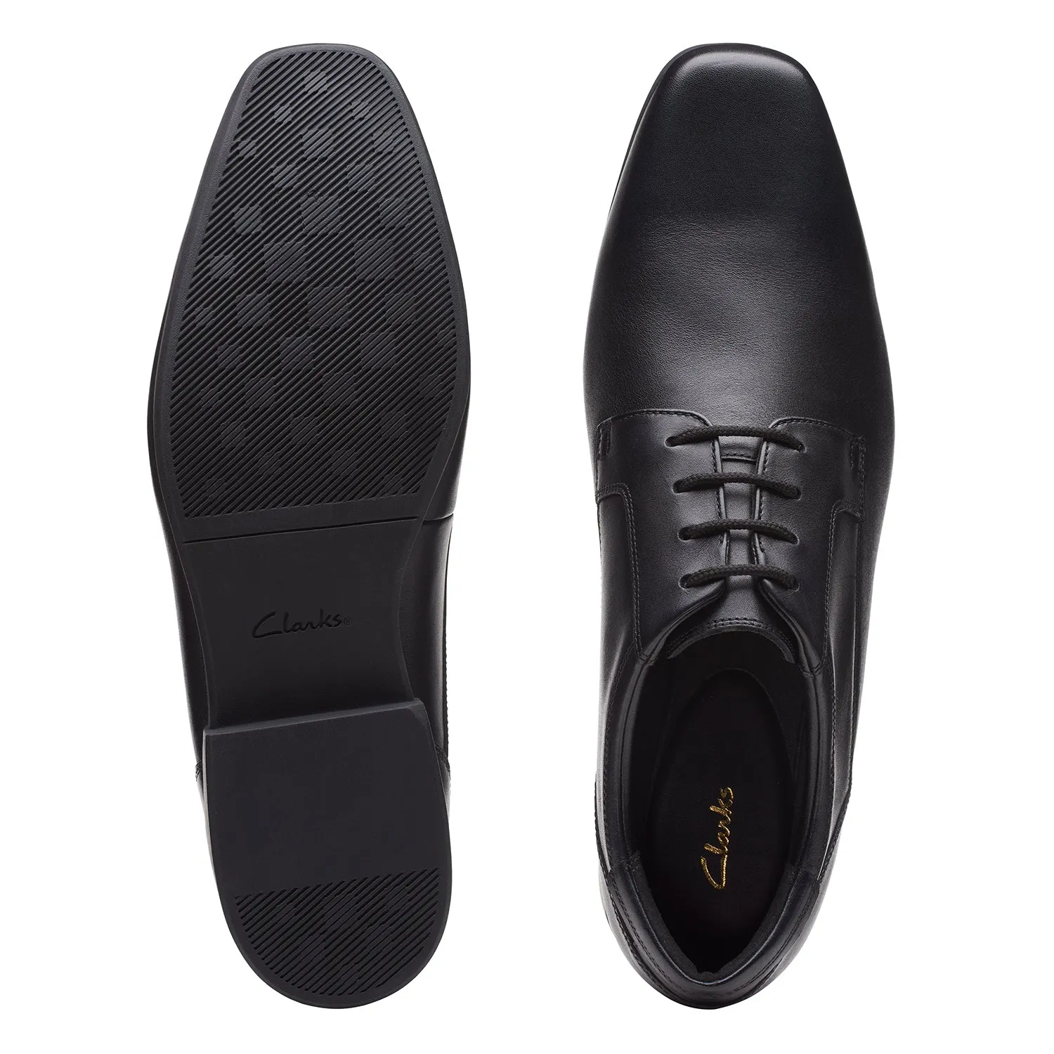 Mens - Sidton Lace Black Leather