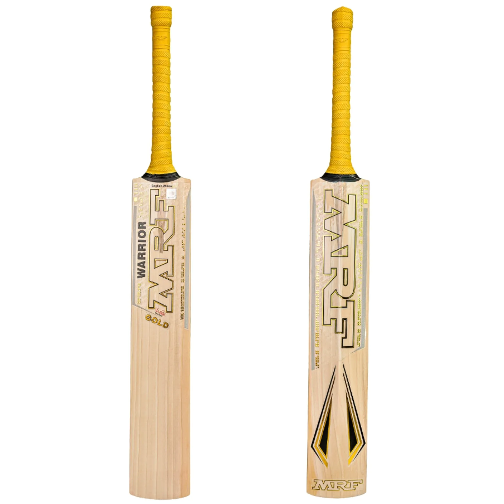 MRF Cricket Bat Warrior Gold English Willow